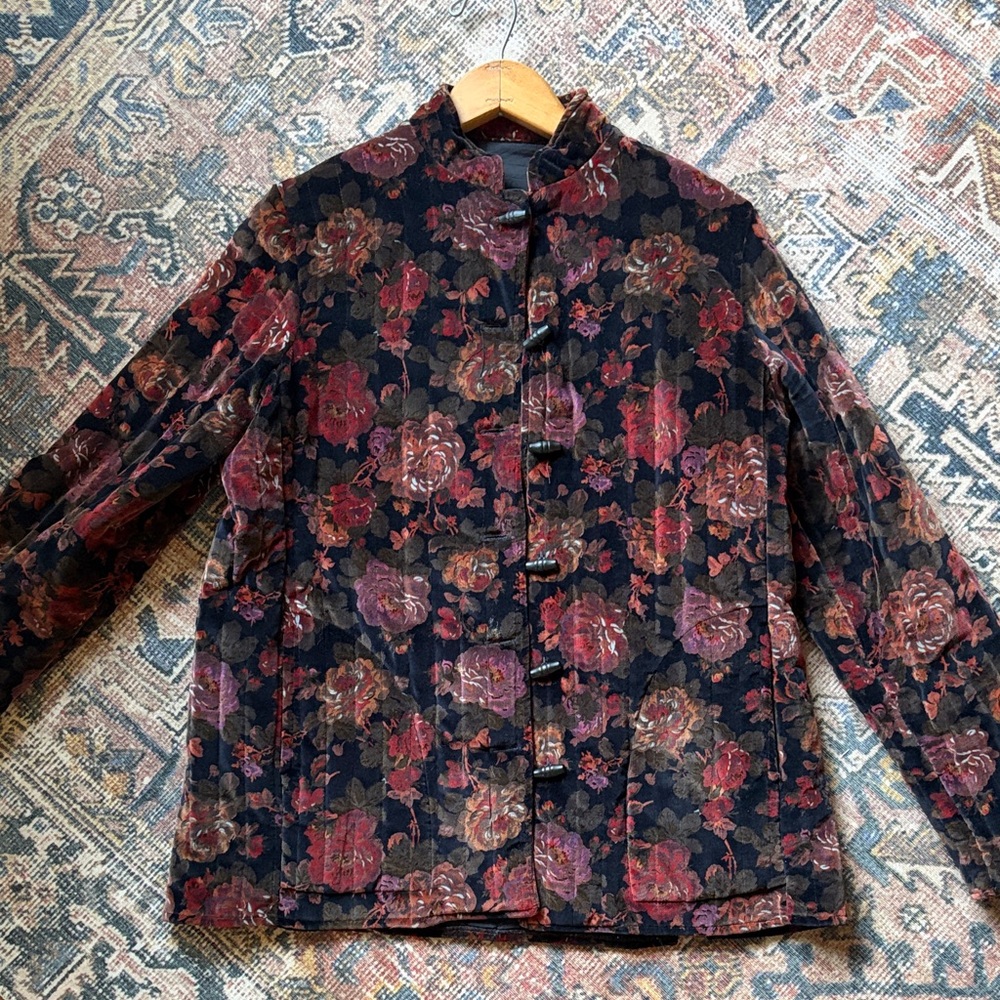 Floral Velvet Jacket